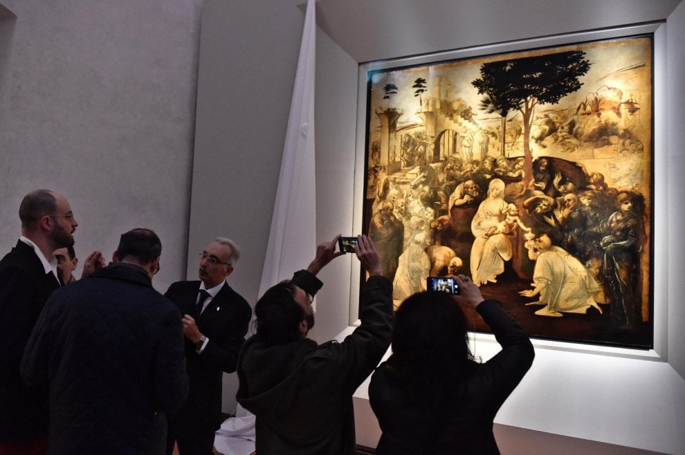 LEONARDO’S MAGIC COSMOS: the restored Adoration of the Magi